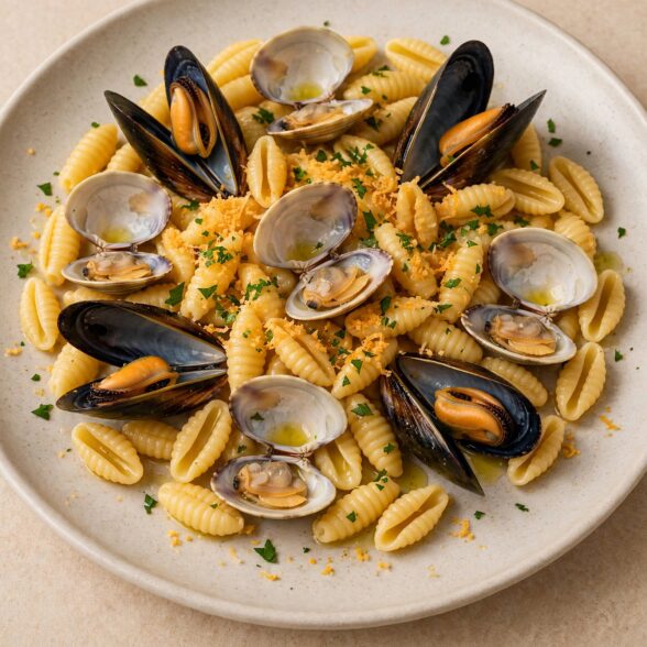 I Cavatelli alle vongole e bottarga